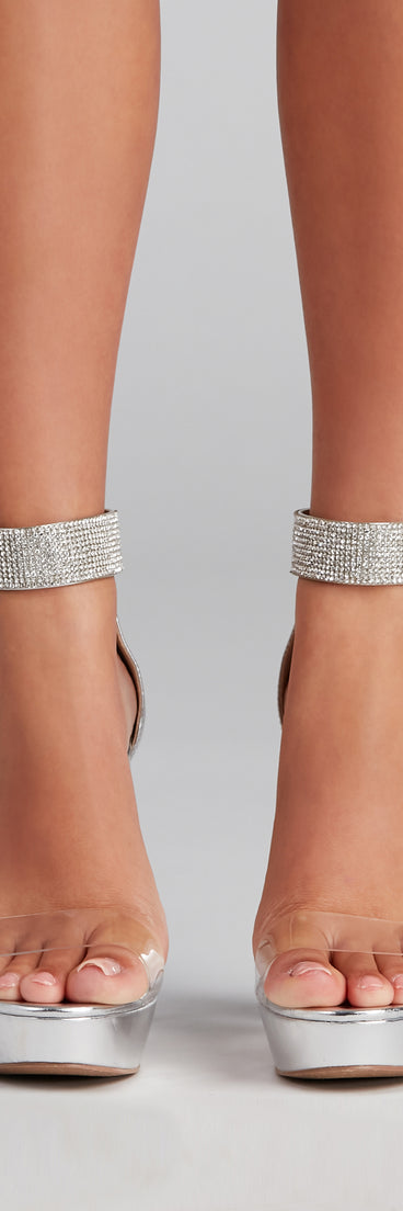 Miss Chic Rhinestone Ankle Platform Heels are chic ladies' shoes to complete your best 2023 outfits. They come in a variety of trendy women's shoe styles like platforms and dressy low-heels, & are available in wide widths for better comfort.