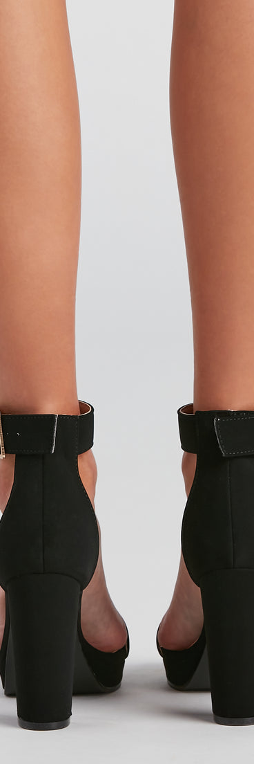 Basic Nubuck Platform Block Heels are chic ladies' shoes to complete your best 2023 outfits. They come in a variety of trendy women's shoe styles like platforms and dressy low-heels, & are available in wide widths for better comfort.