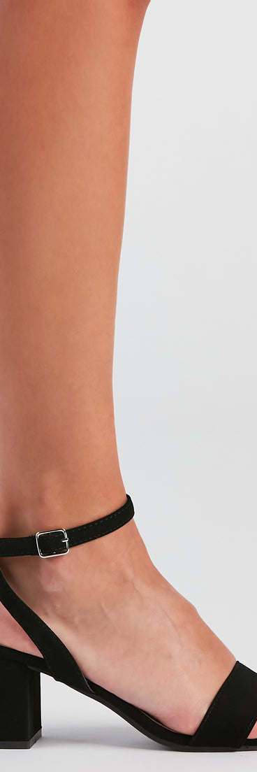 Casual Chic Nubuck Block Heels are chic ladies' shoes to complete your best 2023 outfits. They come in a variety of trendy women's shoe styles like platforms and dressy low-heels, & are available in wide widths for better comfort.