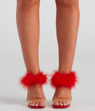 Wait Fur It Marabou Lucite Heels are chic ladies' shoes to complete your best 2023 outfits. They come in a variety of trendy women's shoe styles like platforms and dressy low-heels, & are available in wide widths for better comfort.