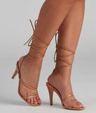 So Classy Lace-Up Stiletto Heels is a trendy pick to create 2023 concert outfits, festival dresses, outfits for raves, or to complete your best party outfits or clubwear!