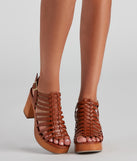 Getaway Vibes Caged Block Heel is a trendy pick to create 2023 concert outfits, festival dresses, outfits for raves, or to complete your best party outfits or clubwear!