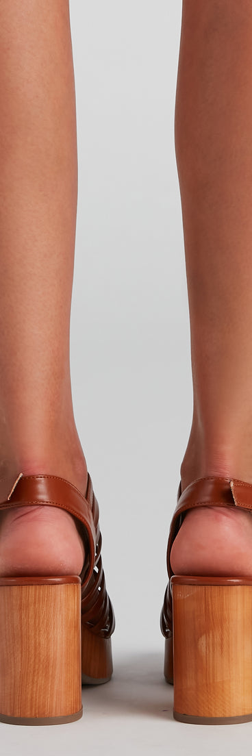 Getaway Vibes Caged Block Heel are chic ladies' shoes to complete your best 2023 outfits. They come in a variety of trendy women's shoe styles like platforms and dressy low-heels, & are available in wide widths for better comfort.