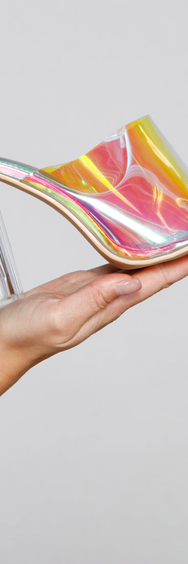 Get That Glow Clear Heel Mules are chic ladies' shoes to complete your best 2023 outfits. They come in a variety of trendy women's shoe styles like platforms and dressy low-heels, & are available in wide widths for better comfort.