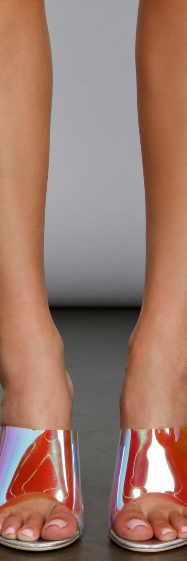 Get That Glow Clear Heel Mules are chic ladies' shoes to complete your best 2023 outfits. They come in a variety of trendy women's shoe styles like platforms and dressy low-heels, & are available in wide widths for better comfort.