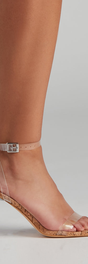 Pop the Cork PVC Wrap Ankle Stilettos are chic ladies' shoes to complete your best 2023 outfits. They come in a variety of trendy women's shoe styles like platforms and dressy low-heels, & are available in wide widths for better comfort.