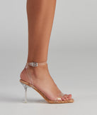 Pop the Cork PVC Wrap Ankle Stilettos are chic ladies' shoes to complete your best 2023 outfits. They come in a variety of trendy women's shoe styles like platforms and dressy low-heels, & are available in wide widths for better comfort.