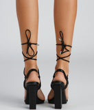 Wrapped In Chic Block Heels are chic ladies' shoes to complete your best 2023 outfits. They come in a variety of trendy women's shoe styles like platforms and dressy low-heels, & are available in wide widths for better comfort.