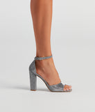 Dazzle Glitter Mesh Block Heels are chic ladies' shoes to complete your best 2023 outfits. They come in a variety of trendy women's shoe styles like platforms and dressy low-heels, & are available in wide widths for better comfort.