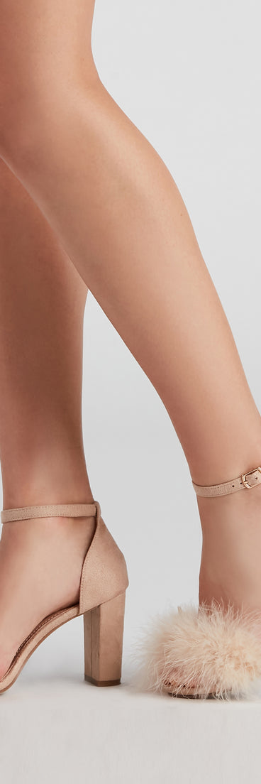 Fur Real Marabou Block Heels are chic ladies' shoes to complete your best 2023 outfits. They come in a variety of trendy women's shoe styles like platforms and dressy low-heels, & are available in wide widths for better comfort.