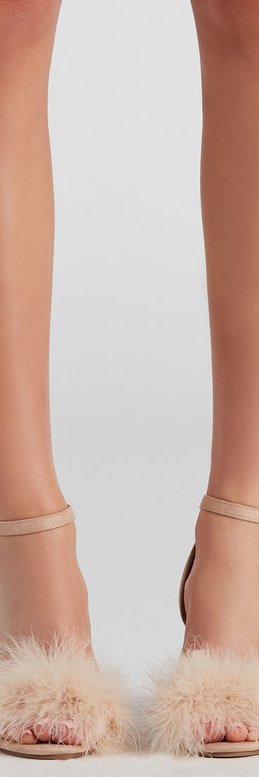 Fur Real Marabou Block Heels are chic ladies' shoes to complete your best 2023 outfits. They come in a variety of trendy women's shoe styles like platforms and dressy low-heels, & are available in wide widths for better comfort.