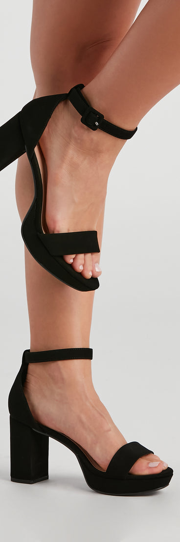 Styles Like A Charm Basic Block Heels are chic ladies' shoes to complete your best 2023 outfits. They come in a variety of trendy women's shoe styles like platforms and dressy low-heels, & are available in wide widths for better comfort.