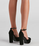 Modern Rhinestone Strap Pumps are chic ladies' shoes to complete your best 2023 outfits. They come in a variety of trendy women's shoe styles like platforms and dressy low-heels, & are available in wide widths for better comfort.
