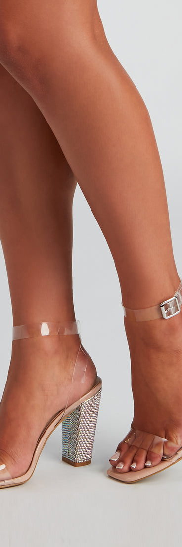 Sparkle Steps Rhinestone Block Heels are chic ladies' shoes to complete your best 2023 outfits. They come in a variety of trendy women's shoe styles like platforms and dressy low-heels, & are available in wide widths for better comfort.