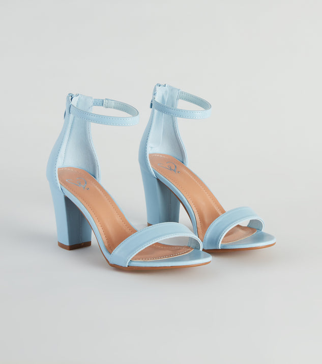 Take A Spin Chic Basic Block Heels are chic ladies' shoes to complete your best 2023 outfits. They come in a variety of trendy women's shoe styles like platforms and dressy low-heels, & are available in wide widths for better comfort.