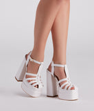 Run This Town Platform Caged Heels are chic ladies' shoes to complete your best 2023 outfits. They come in a variety of trendy women's shoe styles like platforms and dressy low-heels, & are available in wide widths for better comfort.