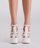 Run This Town Platform Caged Heels are chic ladies' shoes to complete your best 2023 outfits. They come in a variety of trendy women's shoe styles like platforms and dressy low-heels, & are available in wide widths for better comfort.