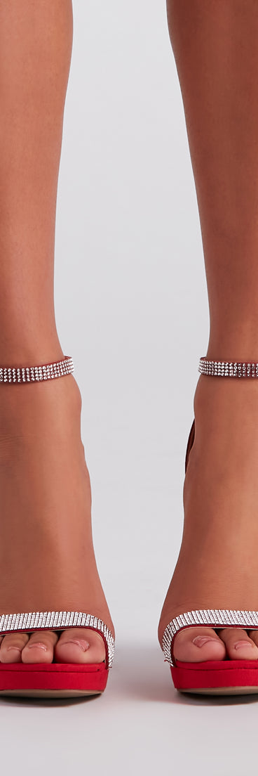 Diva-Worthy Rhinestone Platform Heels are chic ladies' shoes to complete your best 2023 outfits. They come in a variety of trendy women's shoe styles like platforms and dressy low-heels, & are available in wide widths for better comfort.