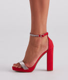 Diva-Worthy Rhinestone Platform Heels are chic ladies' shoes to complete your best 2023 outfits. They come in a variety of trendy women's shoe styles like platforms and dressy low-heels, & are available in wide widths for better comfort.