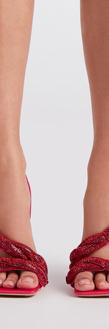 Night-Out Glamour Rhinestone Stiletto Heels are chic ladies' shoes to complete your best 2023 outfits. They come in a variety of trendy women's shoe styles like platforms and dressy low-heels, & are available in wide widths for better comfort.