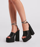 Made For The Drama Platform Block Heels are chic ladies' shoes to complete your best 2023 outfits. They come in a variety of trendy women's shoe styles like platforms and dressy low-heels, & are available in wide widths for better comfort.