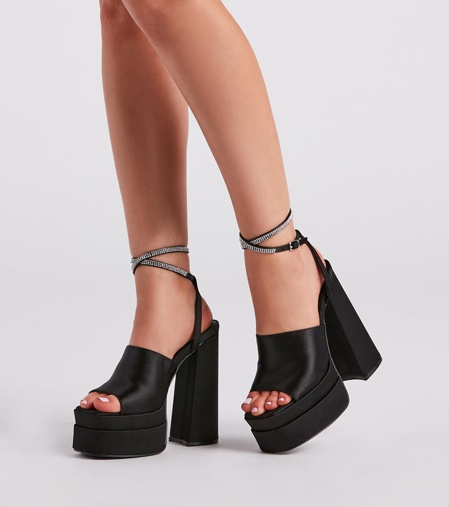 Made For The Drama Platform Block Heels are chic ladies' shoes to complete your best 2023 outfits. They come in a variety of trendy women's shoe styles like platforms and dressy low-heels, & are available in wide widths for better comfort.