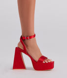 Glam Icon Rhinestone Platform Heels are chic ladies' shoes to complete your best 2023 outfits. They come in a variety of trendy women's shoe styles like platforms and dressy low-heels, & are available in wide widths for better comfort.