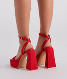Glam Icon Rhinestone Platform Heels are chic ladies' shoes to complete your best 2023 outfits. They come in a variety of trendy women's shoe styles like platforms and dressy low-heels, & are available in wide widths for better comfort.
