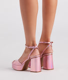Just Like That Chrome Platform Heels are chic ladies' shoes to complete your best 2023 outfits. They come in a variety of trendy women's shoe styles like platforms and dressy low-heels, & are available in wide widths for better comfort.