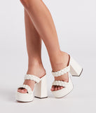 Weekend Festivities Chunky Platform Heels are chic ladies' shoes to complete your best 2023 outfits. They come in a variety of trendy women's shoe styles like platforms and dressy low-heels, & are available in wide widths for better comfort.