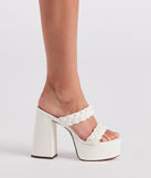 Weekend Festivities Chunky Platform Heels are chic ladies' shoes to complete your best 2023 outfits. They come in a variety of trendy women's shoe styles like platforms and dressy low-heels, & are available in wide widths for better comfort.