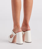 Weekend Festivities Chunky Platform Heels are chic ladies' shoes to complete your best 2023 outfits. They come in a variety of trendy women's shoe styles like platforms and dressy low-heels, & are available in wide widths for better comfort.