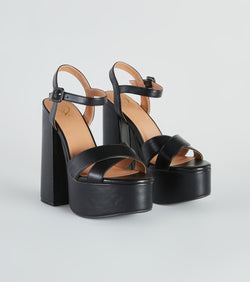 Strut It Out Chunky Platform Block Heels are chic ladies' shoes to complete your best 2023 outfits. They come in a variety of trendy women's shoe styles like platforms and dressy low-heels, & are available in wide widths for better comfort.