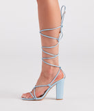 Summertime Muse Lace-Up Block Heels are chic ladies' shoes to complete your best 2023 outfits. They come in a variety of trendy women's shoe styles like platforms and dressy low-heels, & are available in wide widths for better comfort.