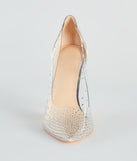 On Point PVC Rhinestone Stiletto Pumps are chic ladies' shoes to complete your best 2023 outfits. They come in a variety of trendy women's shoe styles like platforms and dressy low-heels, & are available in wide widths for better comfort.