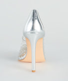 On Point PVC Rhinestone Stiletto Pumps are chic ladies' shoes to complete your best 2023 outfits. They come in a variety of trendy women's shoe styles like platforms and dressy low-heels, & are available in wide widths for better comfort.
