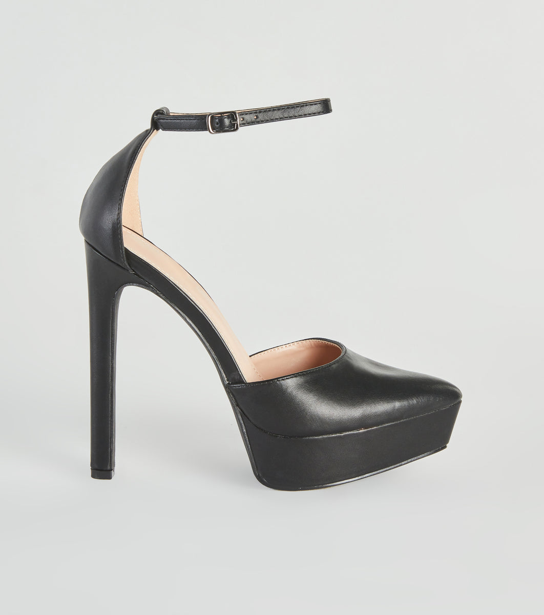 She Pumps She's So Chic Platform Stiletto Pumps & Windsor