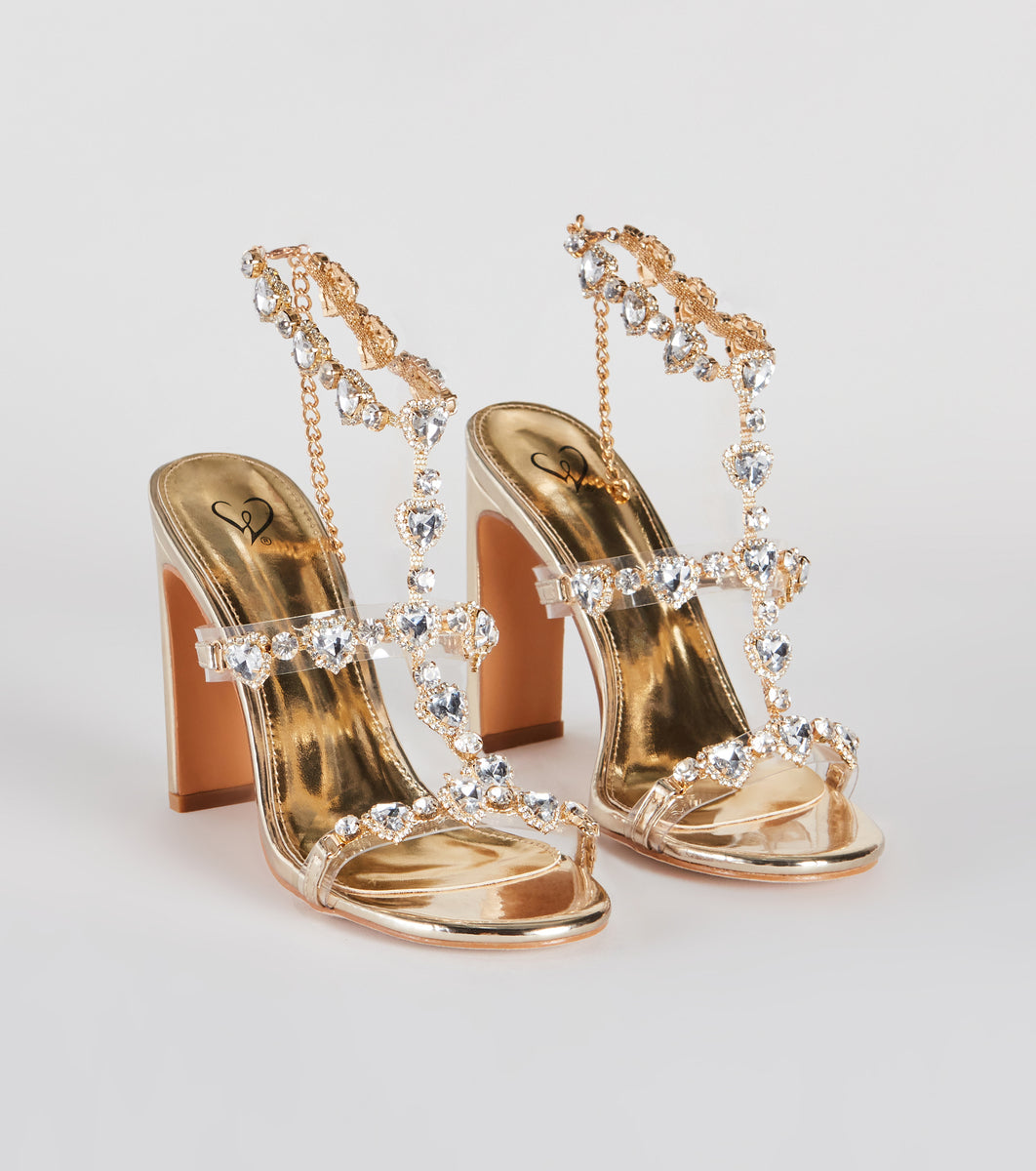 Windsor gold hot sale heels
