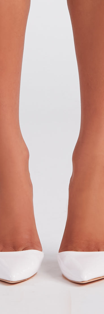 All That Class Pointed Toe Stiletto Pumps are chic ladies' shoes to complete your best 2023 outfits. They come in a variety of trendy women's shoe styles like platforms and dressy low-heels, & are available in wide widths for better comfort.