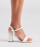 Step Out In Sleek Style Patent Faux Leather Heels are chic ladies' shoes to complete your best 2023 outfits. They come in a variety of trendy women's shoe styles like platforms and dressy low-heels, & are available in wide widths for better comfort.