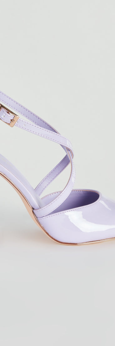 Cross My Path Patent Block Heel Pumps are chic ladies' shoes to complete your best 2023 outfits. They come in a variety of trendy women's shoe styles like platforms and dressy low-heels, & are available in wide widths for better comfort.