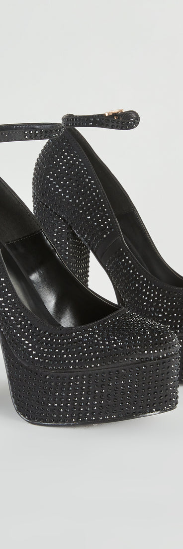 Glamour Queen Rhinestone Platform Pumps are chic ladies' shoes to complete your best 2023 outfits. They come in a variety of trendy women's shoe styles like platforms and dressy low-heels, & are available in wide widths for better comfort.