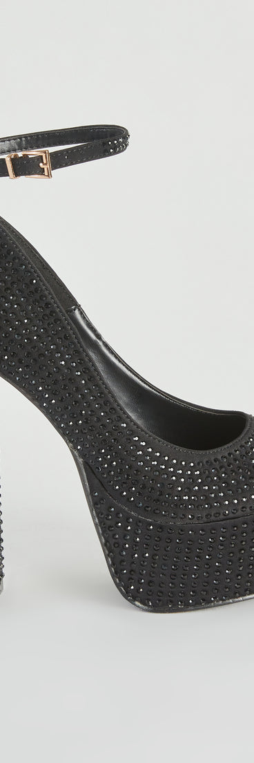 Glamour Queen Rhinestone Platform Pumps are chic ladies' shoes to complete your best 2023 outfits. They come in a variety of trendy women's shoe styles like platforms and dressy low-heels, & are available in wide widths for better comfort.