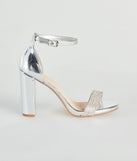 Mirrored Effect Rhinestone Metallic Heels are chic ladies' shoes to complete your best 2023 outfits. They come in a variety of trendy women's shoe styles like platforms and dressy low-heels, & are available in wide widths for better comfort.
