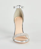 Mirrored Effect Rhinestone Metallic Heels are chic ladies' shoes to complete your best 2023 outfits. They come in a variety of trendy women's shoe styles like platforms and dressy low-heels, & are available in wide widths for better comfort.
