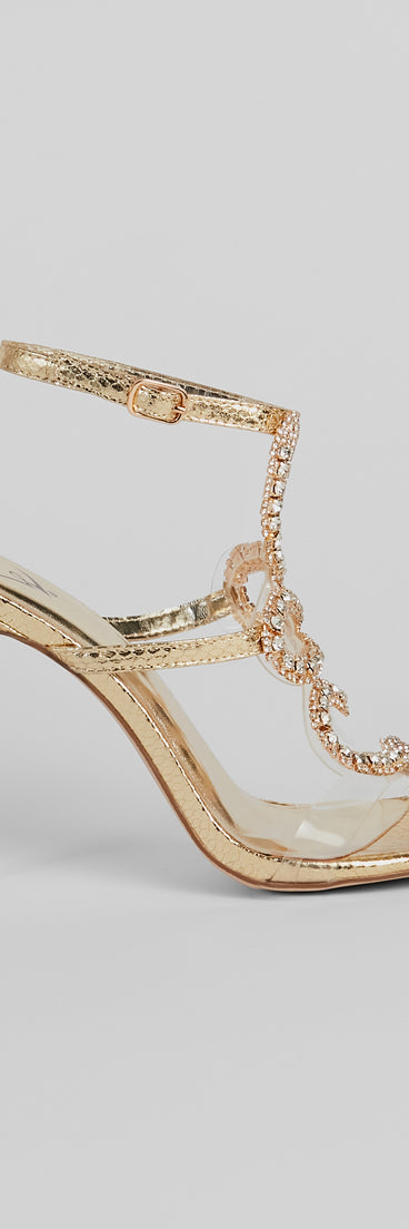 Slay Every Step Jeweled Snake Stiletto Heels