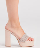 Glamorous Upgrade Rhinestone Strappy Heels