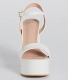 Plot Twist Patent Platform Block Heels