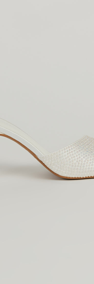 Chic First Impression Studded Stiletto Mules