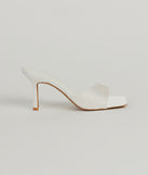 Chic First Impression Studded Stiletto Mules